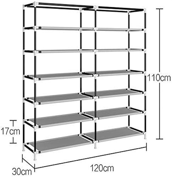 Shoe rack with cover
